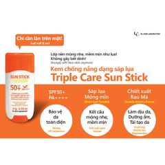 Kem chống nắng ngăn chặn nám, tàn nhang dạng sáp trơn mượt màTRIPLE CARE SUN STICK (17g)