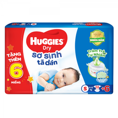 Tã dán Huggies Dry S (54M + 6M dán S)