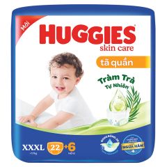 Tã quần Huggies Skin Care cỡ XXXL (22+6)