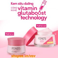 POND'S kem dưỡng trắng da trắng hồng rạng rỡ ngày 30g