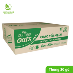 Cháo Yến Mạch RAU NẤM Xuân An 40gr dạng gói
