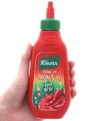 Tương Ớt Knorr Tròn 5 Vị Cay Tê Tê Chuẩn Vị Bắc Chai 220g