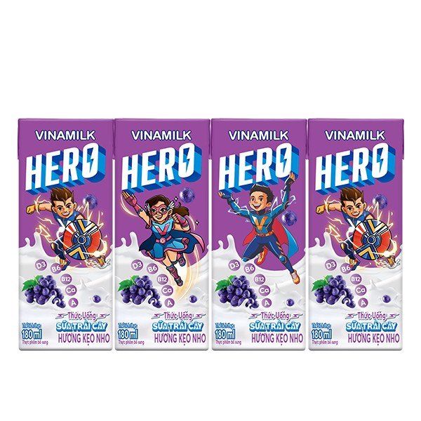TUSTC hương kẹo nho VNM Hero 180ml