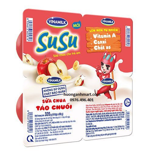 SCA SuSu IQ táo chuối 80g