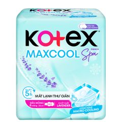 Băng Vệ Sinh Kotex Max Cool French Spa SMKC 23cm 8 miếng