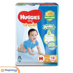 Tã quần Huggies cỡ M 18 miếng