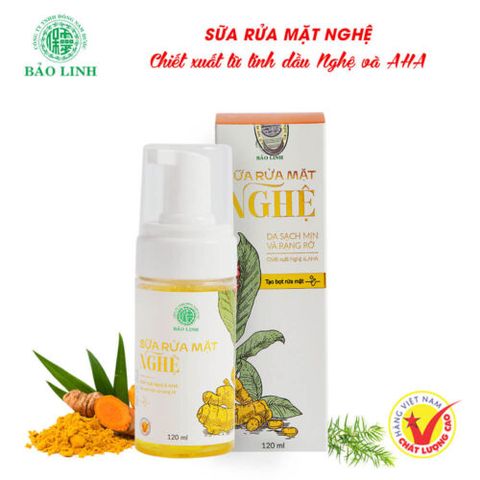 Sữa rửa mặt nghệ Bảo Linh 110ml