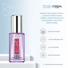 Loreal Dưỡng chất vùng mắt Loreal Revitalift Hyaluronic Acid Eye Serum 20ml