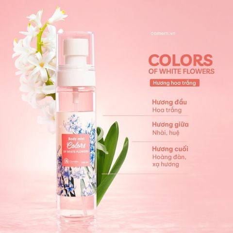Body mist Colors of White flower