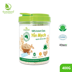 Yến mạch nguyên chất ăn liền dạng hũ 400gr