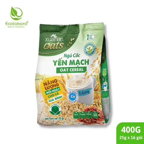 Ngũ Cốc Yến Mạch ít đường túi 400g