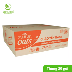 Cháo Yến Mạch THỊT GÀ Xuân An 40gr dạng gói