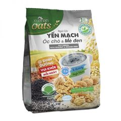Ngũ Cốc yến mạch ÓC CHÓ & MÈ ĐEN dạng túi 400gr