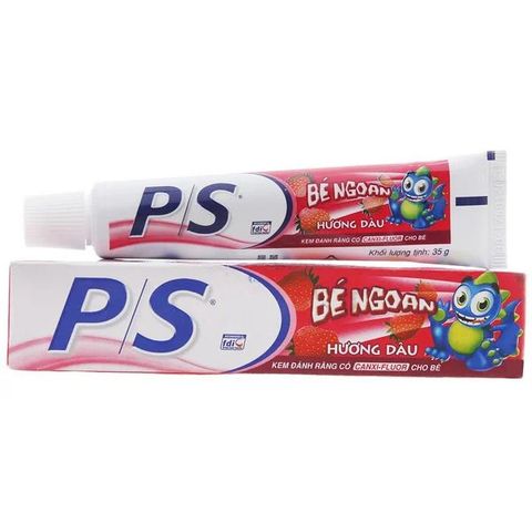 P/S Kem đánh răng Bé Ngoan Hương Dâu 35g