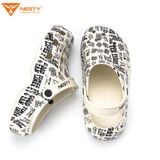  Dép Sục Nam Nữ NESTY Họa Tiết Chữ Thời Trang Cá Tính Chất Liệu Đế Eva Sục Nhựa Nhẹ Mềm Mại NE01-2 