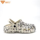  Dép Sục Nam Nữ NESTY Họa Tiết Chữ Thời Trang Cá Tính Chất Liệu Đế Eva Sục Nhựa Nhẹ Mềm Mại NE01-2 