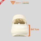  [Tặng 10 Sticker] Dép Sục Nữ Đế Cao 7CM NESTY Kiểu Dáng Basic Sục Đế Cao Mềm Chống Trượt NE09 Cao Su 