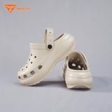  [Tặng 10 Sticker] Dép Sục Nữ Đế Cao 7CM NESTY Kiểu Dáng Basic Sục Đế Cao Mềm Chống Trượt NE09 Cao Su 