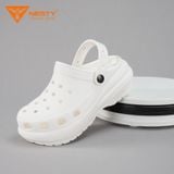  [Tặng 10 Sticker] Dép Sục Nữ Đế Cao 7CM NESTY Kiểu Dáng Basic Sục Đế Cao Mềm Chống Trượt NE09 Cao Su 