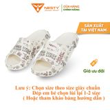  Dép Bánh Mì NESTY In Họa Tiết Chữ Thời Trang Phong Cách Dép Quai Ngang Năng Động Đế Eva Chống Trượt NE05-2 Slipper DéP Hoa 
