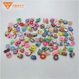  [Giao Ngẫu Nhiên] Set 10 Sticker Jibbitz  Charm Gắn Dép NESTY Đa Dạng Mẫu Mã Dễ Thương Chất Liệu Nhựa PVC 