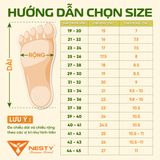  Giày Thể Thao Nam Đen Full NESTY  Kiểu Dáng Basic Đế EVA mềm mại NT-8002M 