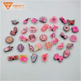  DUP-Set 20 Sticker Jibbitz  Charm Gắn Dép NESTY Đa Dạng Mẫu Mã Dễ Thương Chất Liệu Nhựa PVC 