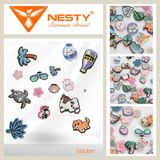  DUP-Set 20 Sticker Jibbitz  Charm Gắn Dép NESTY Đa Dạng Mẫu Mã Dễ Thương Chất Liệu Nhựa PVC 