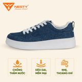  Giày Sneaker Nữ Xanh Jeans NESTY Đi Làm Đi Chơi Năng Động Chuẩn Form 