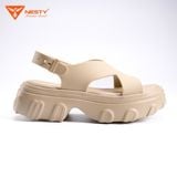  DÉP SANDAL ĐẾ CAO QUAI CHÉO CAO CẤP NHÃN HIỆU NESTY MÃ NE24 