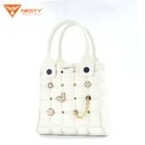  Túi Xách Tay NESTY Đính Kèm Charm Nữ Tính Sang Trọng Hiện Đại Chất Liêu EVA Mềm Mại Chống Thấm Nước TX-06 