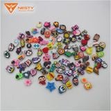  [Giao Ngẫu Nhiên] Set 10 Sticker Jibbitz  Charm Gắn Dép NESTY Đa Dạng Mẫu Mã Dễ Thương Chất Liệu Nhựa PVC 