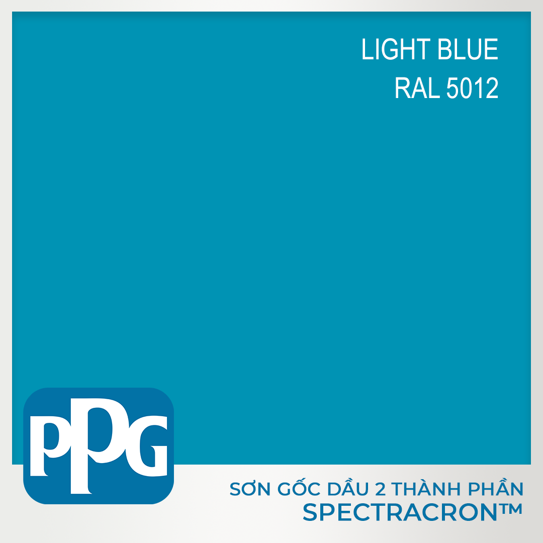 RAL 5012 Sơn PU 2 thành phần PPG Light Blue bóng Vừa VNDF12-5012 – PPG ...