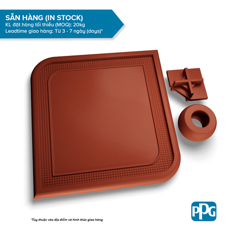 RAL 8004 Sơn bột tĩnh điện PPG ENVIROCRON™ màu Nâu bề mặt Láng độ bóng Mờ | PCTV-20015A