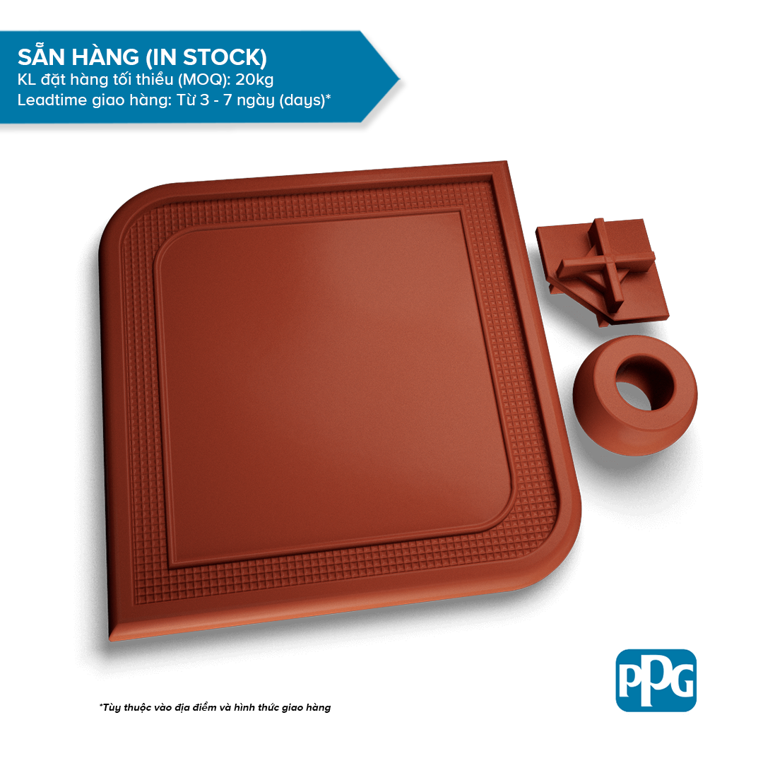  RAL 8004 Sơn bột tĩnh điện PPG ENVIROCRON™ màu Nâu bề mặt Láng độ bóng Mờ | PCTV-20015A 