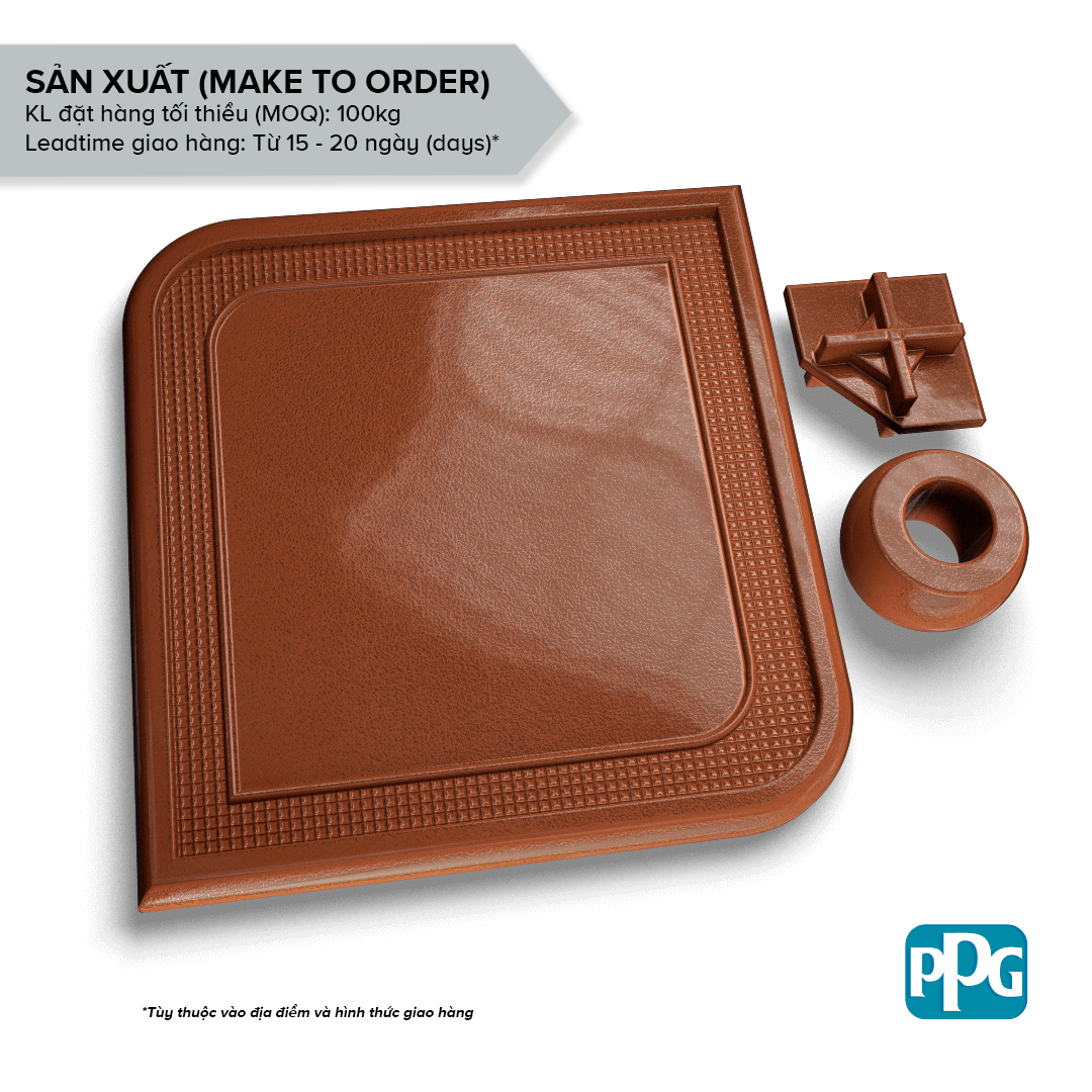  RAL 8007 Sơn bột tĩnh điện PPG ENVIROCRON™ màu Nâu bề mặt Sần độ bóng Mờ | PCTV-20122 