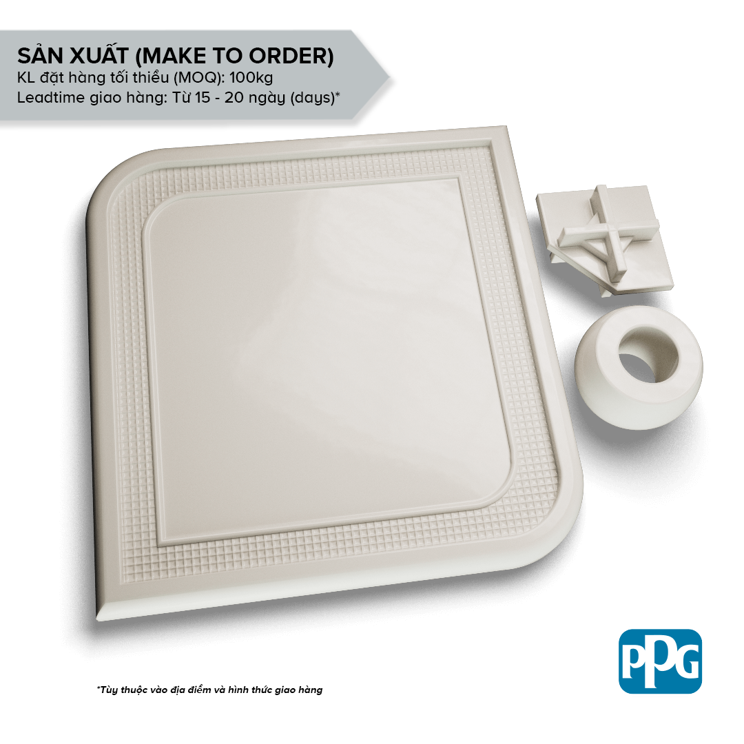  RAL 9002 Sơn bột tĩnh điện PPG ENVIROCRON™ màu Kem bề mặt Láng độ bóng Mờ | PCTV-20208 