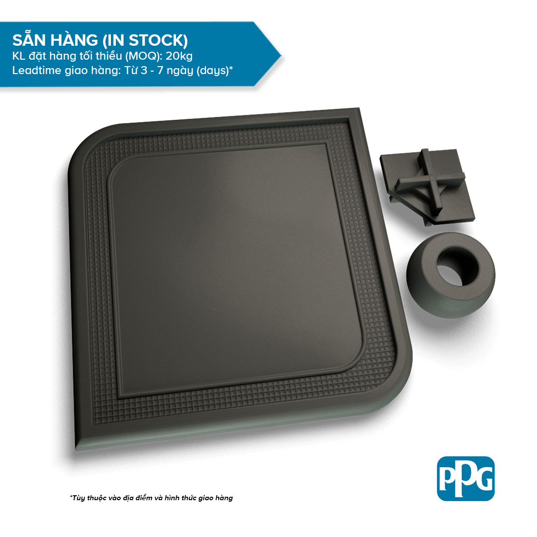  RAL 7043 Sơn bột tĩnh điện PPG ENVIROCRON™ màu Xám bề mặt Láng độ bóng Mờ | PCTV-730465 