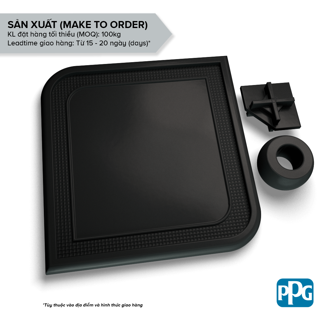  RAL 7021 Sơn bột tĩnh điện PPG ENVIROCRON™ màu Xám bề mặt Láng độ bóng Mờ | PCTV-740045 