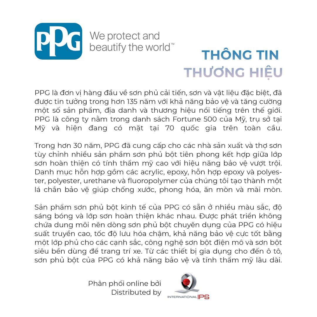  RAL 1001 Sơn PU 2 thành phần PPG - màu Beige độ bóng Vừa | VNDF12-1001 