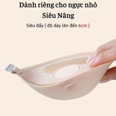 ÁO DÁN NÂNG NGỰC ĐỆM DÀY 6CM SIÊU NÂNG SIÊU TẠO KHE