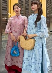 SET ÁO DÀI CÁCH TÂN VOAN TƠ HÀN DŨ