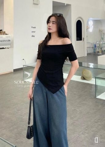 ÁO THUN GÂN BẸT VAI VẠT NHỌN