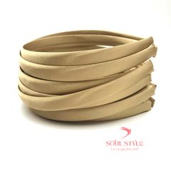 CÀI TÓC BỌC VẢI PHI LỤA SATIN BÓNG