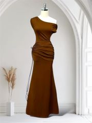 (NT) ĐẦM BODY DÀI XOẮN VAI LỆCH ĐUÔI CÁ NHÚN EO CHE KHUYẾT ĐIỂM