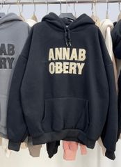 ÁO HOODIE CHỮ LỚN ANNAB OBERY