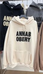 ÁO HOODIE CHỮ LỚN ANNAB OBERY