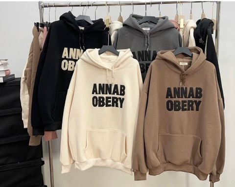 ÁO HOODIE CHỮ LỚN ANNAB OBERY