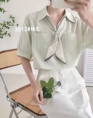 ÁO SƠ MI TAY NGẮN PHỐI CÀ VẠT