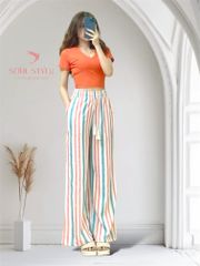(NT) QUẦN DÀI SUÔNG SỌC NHIỀU MÀU